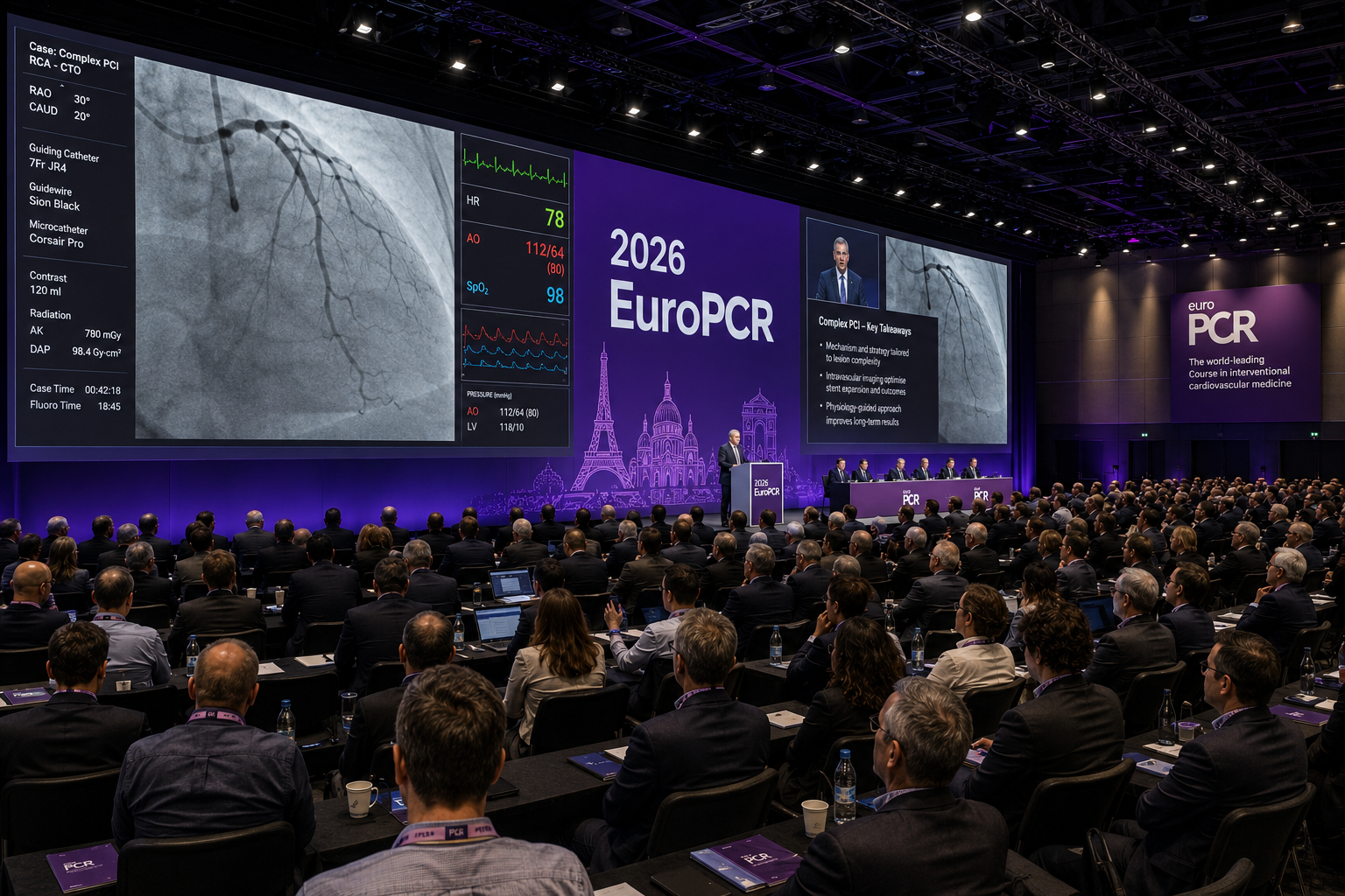 EuroPCR 2026 main auditorium, Paris